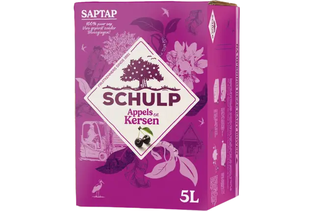 SapTap Appel-Kers 5ltr kist 3 stuks